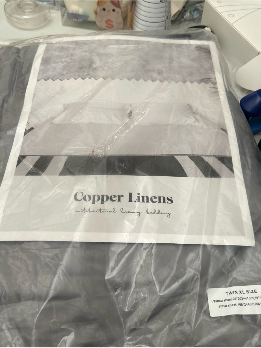 Cooper linen beddings set